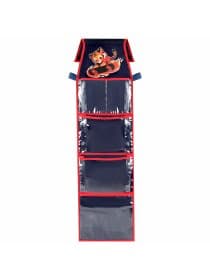 Кармашки-органайзер в шкафчик для детского сада BRAUBERG KIDS, крепление на липучке, наклейки-подсказки, 24х88 см, "Tiger", 273285