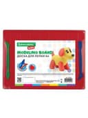 Доска для лепки А4, 280х200 мм, BRAUBERG KIDS, красная, 7 отделений для пластилина, 2 стека, 274257