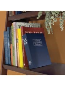 Сейф-книга "Английский словарь", 54х115х180 мм, ключевой замок, темно-синий, BRAUBERG, 291179