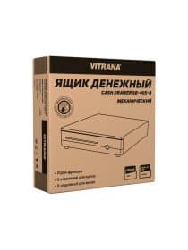 Ящик денежный механический SB-405-B, 405x420x92 мм, ЧЕРНЫЙ, VITRANA (ВИТРАНА), 291407
