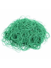 Резинки банковские универсальные диаметром 60 мм, BRAUBERG 1000 г, зеленые, натуральный каучук, 440103
