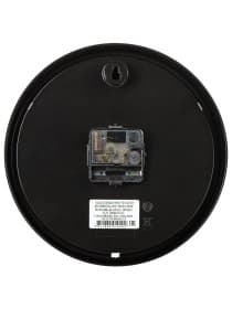 Часы настенные TROYKATIME (TROYKA) 91900945, круг, белые, черная рамка, 23х23х4 см