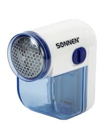 Машинка для удаления катышков миниклинер SONNEN FS-8808, белый/синий, 455464