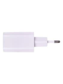 Зарядное устройство быстрое сетевое (220 В) SONNEN, USB QC 3.0 + Type-C PD 20 Вт, 3 А, белое, 455505
