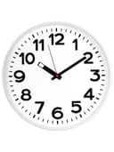 Часы настенные TROYKATIME (TROYKA) 78771783, круг, белые, белая рамка, 30,5х30,5х3,5 см