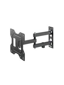 Кронштейн-крепление для ТВ настенный, до 30 кг, VESA 100х100-200х200, 23"-43", черный, SONNEN, 455947