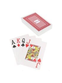 Карты игральные пластиковые "Poker club", ассорти, 54 шт., 8,7 х 6,3 см, 25 мкм, ИН-9121, ИН-9130, ИН-4382