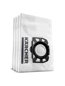 Мешки для сбора пыли KARCHER, КОМПЛЕКТ 4 шт., нетканые, пылесосы WD2 Plus/3, SE 4001/02, 2.863-314.0