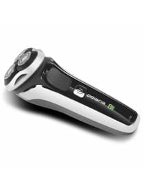 Электробритва POLARIS PMR 0305R PRO 5, 3 головки, аккумулятор, сухое и влажное бритье, черная, 51919
