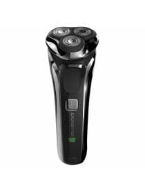 Электробритва POLARIS PMR 0305R PRO 5, 3 головки, аккумулятор, сухое и влажное бритье, черная, 51919