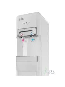 Пурифайер для воды ECOTRONIC V10-U4L напольный, НАГРЕВ/ОХЛАЖДЕНИЕ КОМПРЕССОРНОЕ, 2 крана, белый 7258