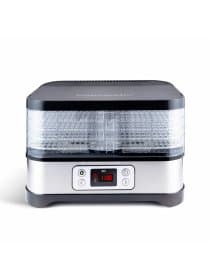 Сушилка для овощей BQ (БИ-КЬЮ) FD1001, объём 10 л, 250 Вт, 5 поддонов, электронное управление, стальная, 86192128