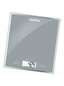 Весы кухонные CENTEK CT-2462 SILVER, электронный дисплей, max вес 5 кг, тарокомпенсация, стекло, CT-2462 Silver