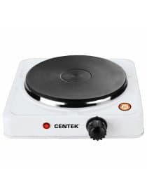 Настольная электрическая плита CENTEK CT-1506, 1000 Вт, 1 конфорка, 5 режимов нагрева, белая