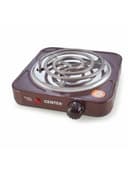 Настольная электрическая плита CENTEK CT-1508, 1000 Вт, 1 конфорка, 5 режимов нагрева, коричневая, CT-1508 Siberia