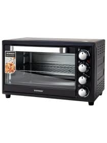 Мини-печь электрическая SONNEN EO-HL33, 1800 Вт, 33 л, 3 режима нагрева, таймер, механическое управление, черная, 458305