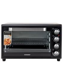 Мини-печь электрическая SONNEN EO-HL33, 1800 Вт, 33 л, 3 режима нагрева, таймер, механическое управление, черная, 458305