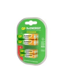 Батарейки аккумуляторные GP ReEnergy Ni-Mh НАБОР 8 шт. (ПРОМО 4+4), AA+ААА (HR6+HR03), 2000 mAh + 750 mAh, 210AAHC/75AAAHC