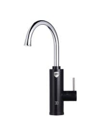 Водонагреватель проточный электрический ROYAL THERMO QuickTap, 3,3 кВт, 1,48 л/м, кран, черный, НС-1588899