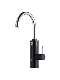 Водонагреватель проточный электрический ROYAL THERMO QuickTap, 3,3 кВт, 1,48 л/м, кран, черный, НС-1588899