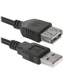 Кабель-удлинитель USB 2.0, 1,8 м, DEFENDER, M-F, для подключения периферии, 87456