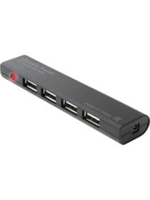 Хаб USB 2.0, 4 порта, черный, DEFENDER QUADRO PROMT, 83200