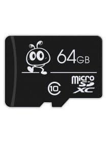 Карта памяти micro SDXC, 64 GB, SMARTBUY, 10 Мб/сек. (class 10), с адаптером, SB64GBSDCL10-01
