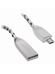 Кабель USB 2.0 – micro USB, 1 м, SONNEN Premium, медь, передача данных и быстрая зарядка, 513125