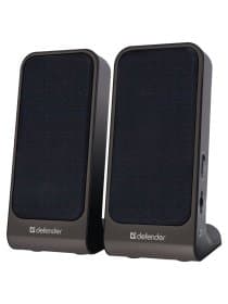 Колонки компьютерные DEFENDER SPK-225, 2.0, 4 Вт, пластик, черные, 65220