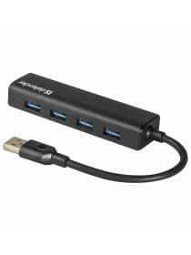 Хаб USB 3.0, 4 порта, черный, DEFENDER QUADRO EXPRESS, 83204