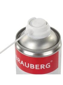 Баллон со сжатым воздухом BRAUBERG ДЛЯ ОЧИСТКИ ТЕХНИКИ, 800 мл, 513691