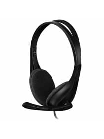 Наушники с микрофоном (гарнитура) A4TECH HU-9, проводные, 1.8 м, USB, черные, 1530266