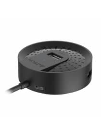Хаб USB 2.0, 4 порта, черный, A4TECH HUB-20, 1874611