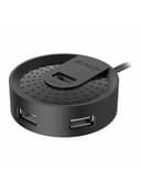 Хаб USB 2.0, 4 порта, черный, A4TECH HUB-20, 1874611