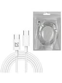 Кабель USB Type-C-Type-C, 30 Вт, белый, 2 м, DEFENDER F182, 87537