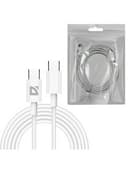 Кабель USB Type-C-Type-C, 60 Вт, белый, 2 м, DEFENDER F182, 87538
