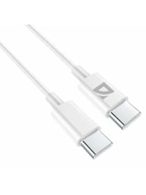 Кабель USB Type-C-Type-C, 60 Вт, белый, 2 м, DEFENDER F182, 87538