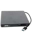Внешний оптический привод CD/DVD GEMBIRD USB 3.0, пластик, черный, DVD-USB-03
