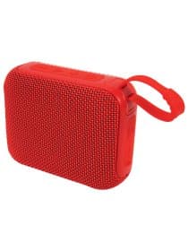 Колонка портативная влагозащищенная KAIGO (КАЙГО) BS100, 5 Вт, Bluetooth, USB, Micro SD, TWS, FM, красная, 514220