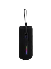 Колонка портативная влагозащищенная KAIGO (КАЙГО) BT16T, 10 Вт, Bluetooth, Micro SD, AUX, RGB, TWS, IPX7, черная, 514225