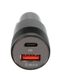 Зарядное устройство автомобильное CABLEXPERT 38 Вт, 3 А, QC3.0/PD, 1 х USB, 1 х Type-C, MP3A-UC-CAR24