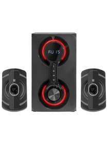Колонки компьютерные DEFENDER Eclipse, 2.1, 40 Вт, Bluetooth, FM, USB, SD, AUX, черные, 65593