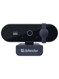Веб-камера DEFENDER G-lens 2590 QHD, 3,7 Мп, микрофон, USB 2.0, регулируемый крепеж, черная, 63113