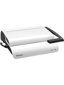 Переплетная машина для пластиковой пружины FELLOWES "PULSAR+", пробивает до 20 л., сшивает до 300 л., FS-56276