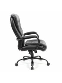 Кресло офисное BRABIX PREMIUM "Heavy Duty HD-004", НАГРУЗКА до 200 кг, экокожа, черное, 531942