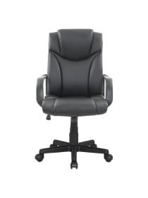 Кресло офисное BRABIX "Relax MS-001", 4 массажных модуля, экокожа, черное, 532519