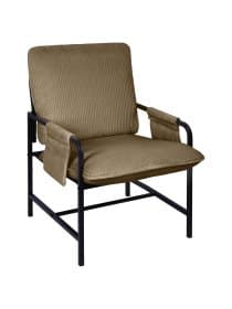 Кресло BRABIX "Gentle LC-300", ЛОФТ, пружинный блок, ткань велсофт (плюш), мокко, 533143