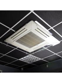 Экран для кондиционера потолочного размером от 950х950 до 1050х1050 мм, ПЭТ, прозрачный, 10000061