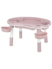 Стол детский трансформер 3 в 1 BRABIX KIDS CT-001, растущий, 2-8 лет, пластик, розовый, 533289