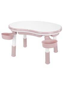 Стол детский трансформер 3 в 1 BRABIX KIDS CT-001, растущий, 2-8 лет, пластик, розовый, 533289